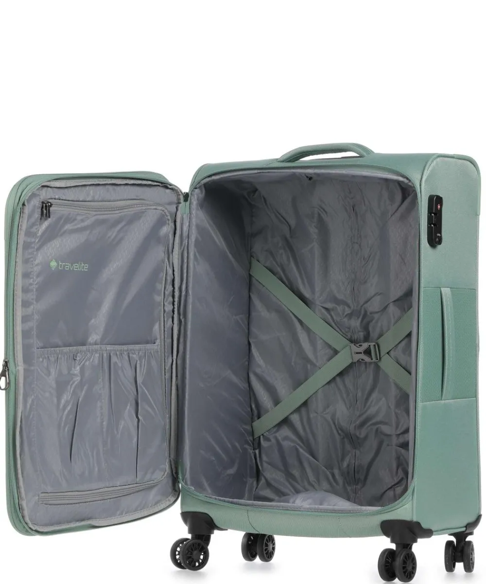 Travelite Croatia Suitcase set (4 wheels) 3-pc. mint green Best