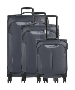 Travelite Croatia Suitcase set (4 wheels) 3-pc. anthracite