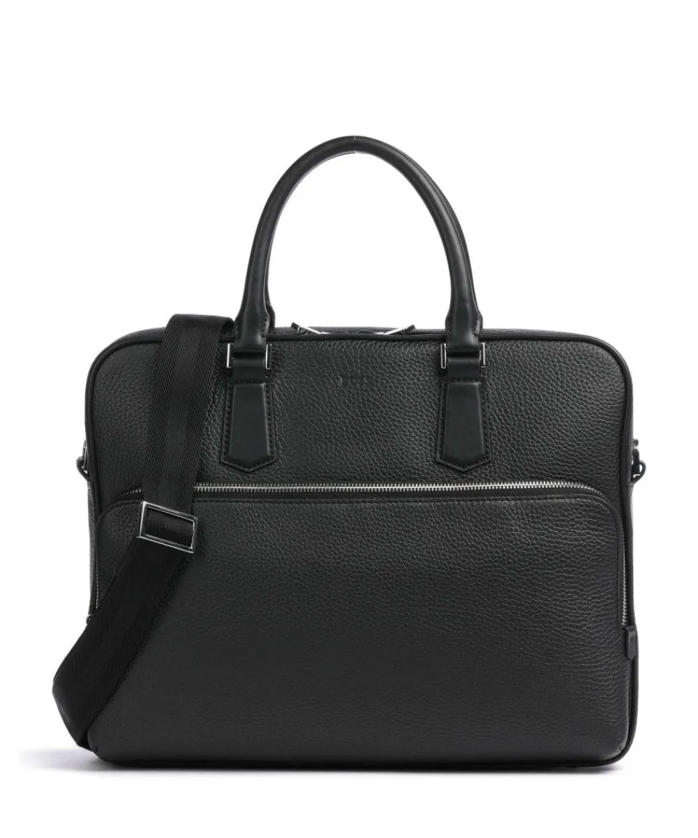 Best Crosstown Briefcase 14″ grained cow leather Business- & Laptop Bags