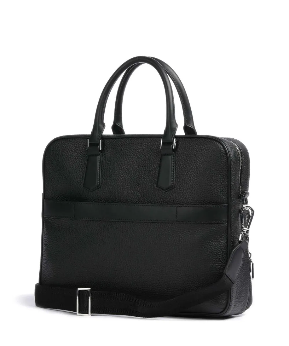 Best Crosstown Briefcase 14″ grained cow leather Business- & Laptop Bags