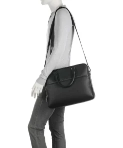 Best Crosstown Briefcase 14″ grained cow leather Business- & Laptop Bags