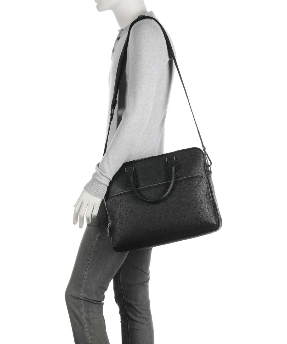 Best Crosstown Briefcase 14″ grained cow leather Business- & Laptop Bags