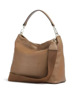 Abro Dalia Kaia Hobo bag grained leather camel Hot