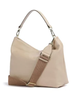 Abro Dalia Kaia Hobo bag grained cow leather beige Hot