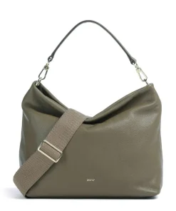 Abro Dalia Kaia Hobo bag grained leather olive-green Clearance