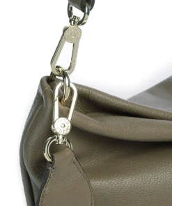 Abro Dalia Kaia Hobo bag grained leather olive-green Clearance