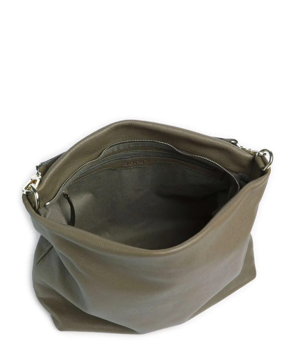 Abro Dalia Kaia Hobo bag grained leather olive-green Clearance