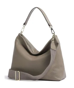 Abro Dalia Kaia Hobo bag soft cow leather taupe Hot