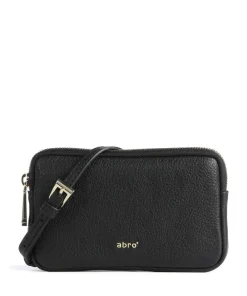 Abro Dalia Kira Phone bag grained cow leather black New