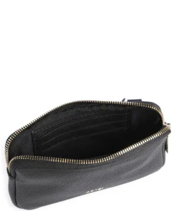 Abro Dalia Kira Phone bag grained cow leather black New