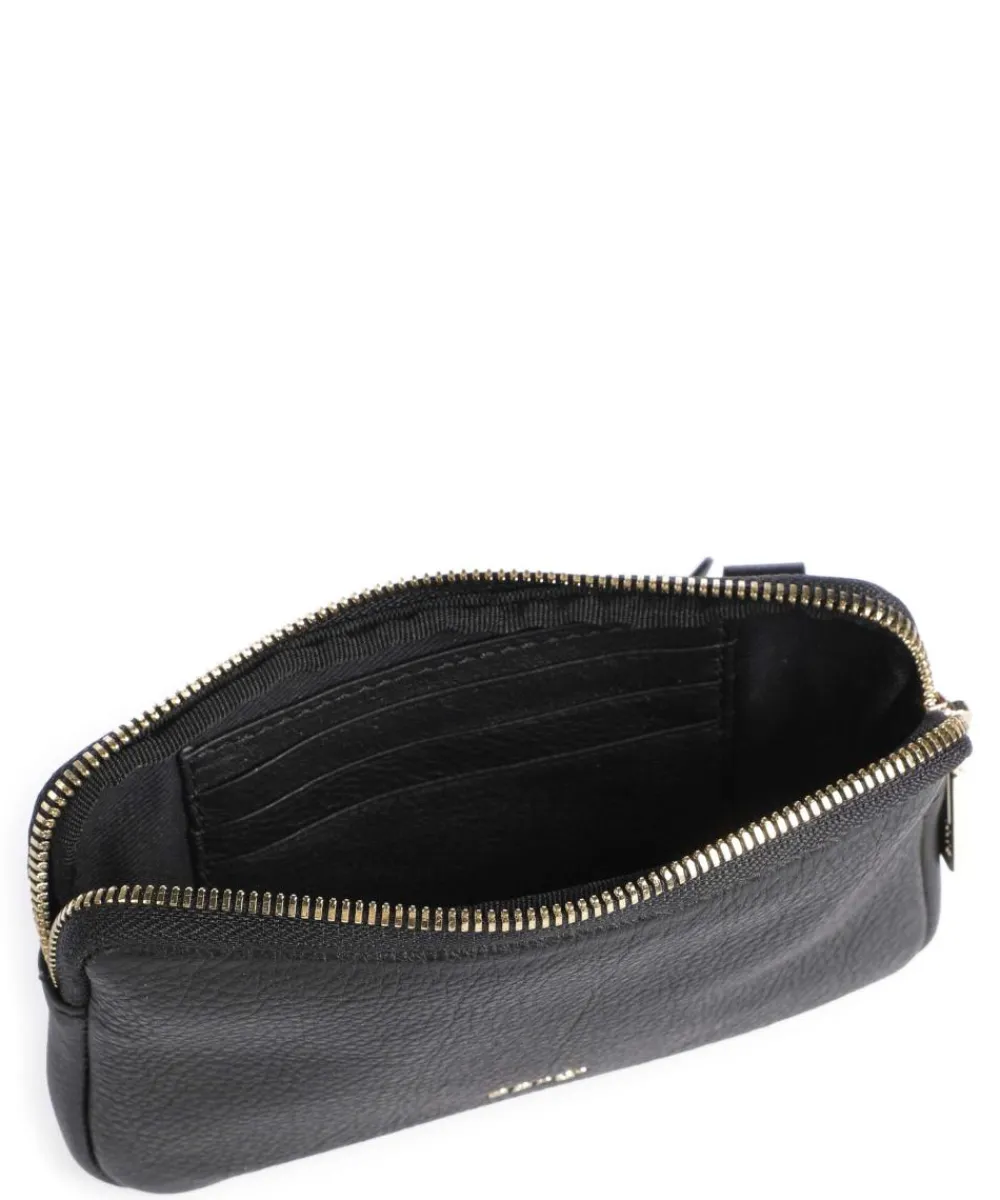 Abro Dalia Kira Phone bag grained cow leather black New