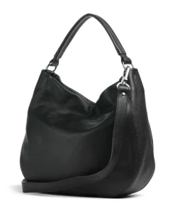 Abro Dalia Mia Hobo bag grained leather black Best
