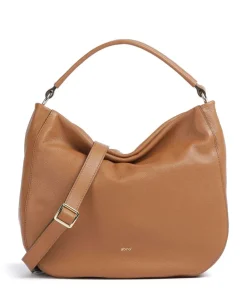 Abro Dalia Mia Hobo bag grained leather brown Best