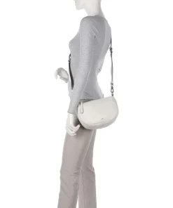 Abro Dalia Mina Crossbody bag grained cow leather ivory Clearance