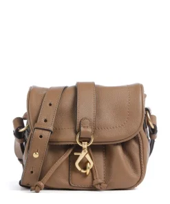 Abro Dalia Star Saddle Crossbody bag grained leather camel Best