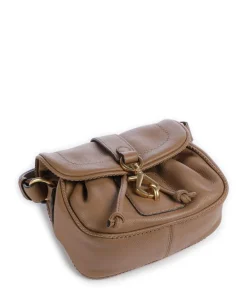 Abro Dalia Star Saddle Crossbody bag grained leather camel Best