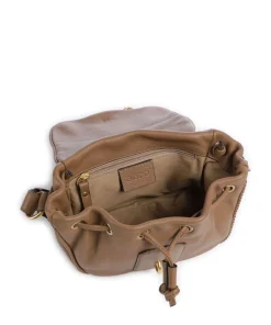 Abro Dalia Star Saddle Crossbody bag grained leather camel Best