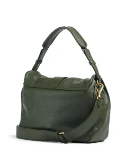 Abro Dalia Star Saddle Hobo bag grained leather khaki Sale