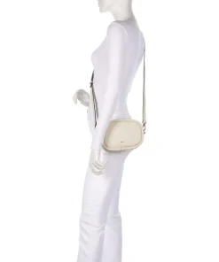 Abro Dalia Willow Crossbody bag grained cow leather ivory New