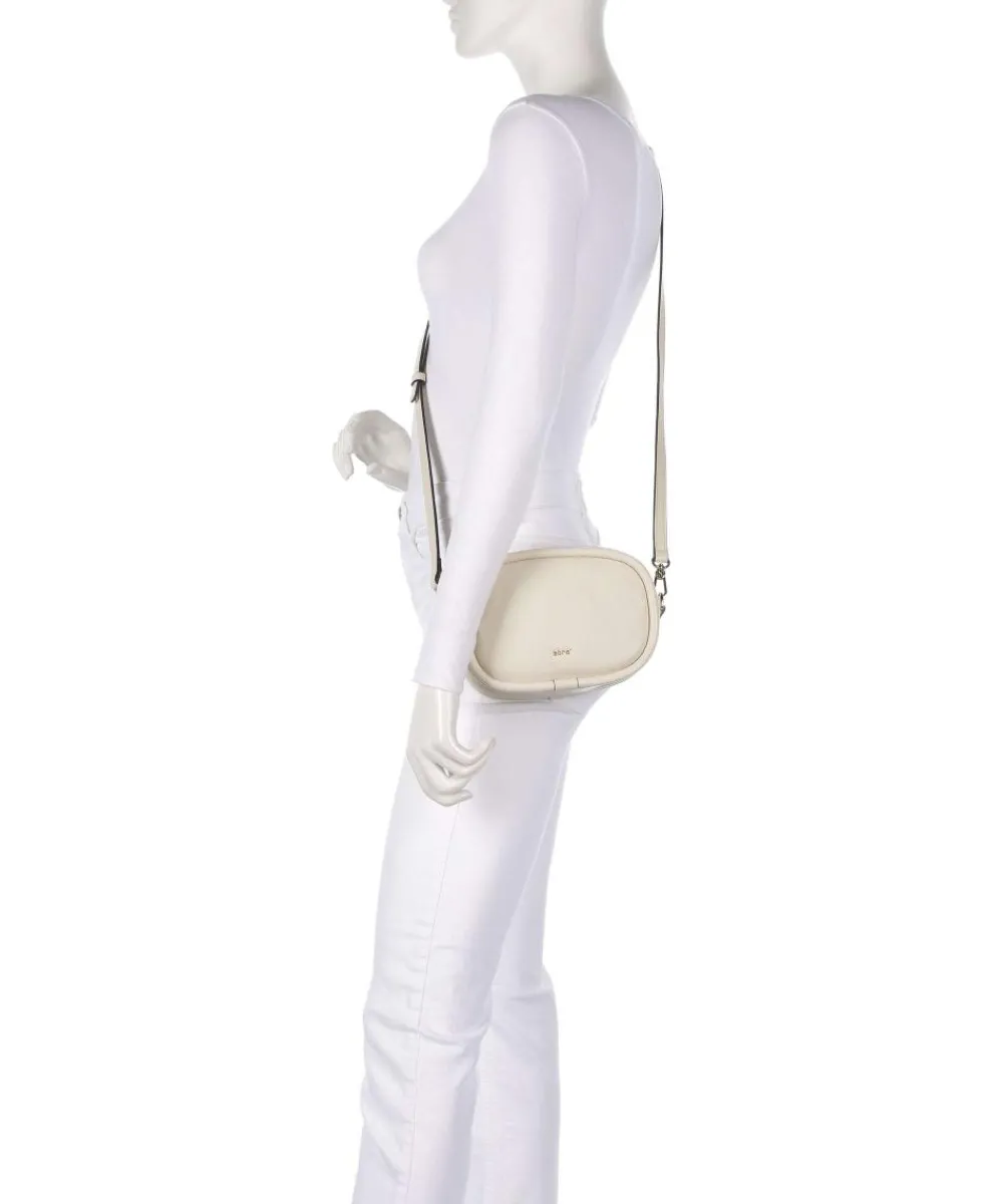 Abro Dalia Willow Crossbody bag grained cow leather ivory New