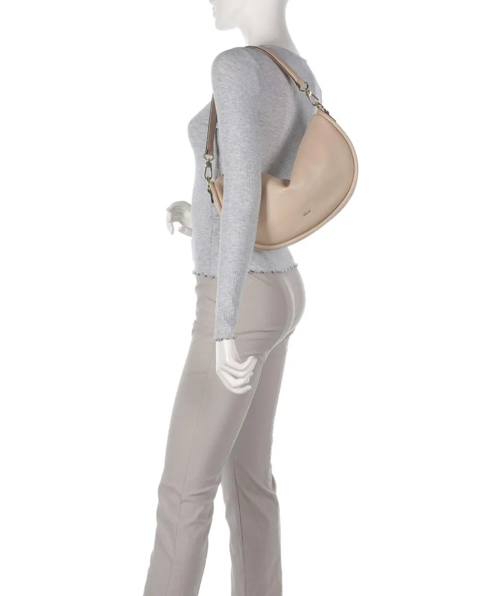 Abro Dalia Willow Hobo bag grained leather nature