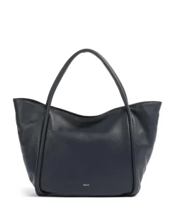 Abro Dalia Willow Tote bag grained leather navy Clearance