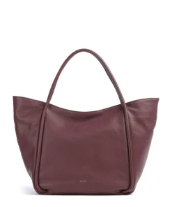 Abro Dalia Willow Tote bag grained leather wine Clearance