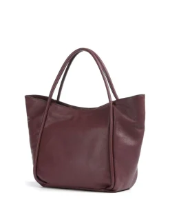 Abro Dalia Willow Tote bag grained leather wine Clearance