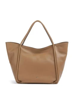 Abro Dalia Willow Tote bag grained leather cognac