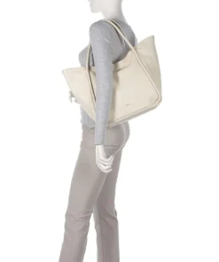 Abro Dalia Willow Tote bag grained cow leather cream Discount