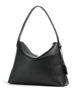 AIGNER Delia L Hobo bag grained cow leather black Sale
