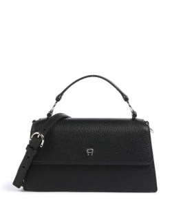 AIGNER Delia S Crossbody bag grained cow leather black Best