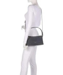 AIGNER Delia S Shoulder bag brushed leather dark grey Sale