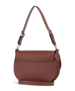 AIGNER Delia S Shoulder bag grained cow leather brown Discount