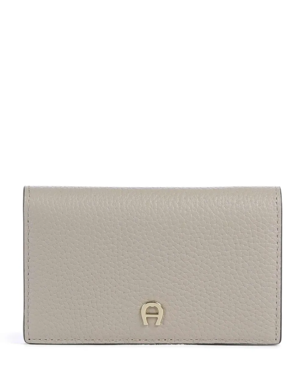AIGNER Delia Wallet grained cow leather beige Online