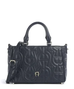 AIGNER Diadora M Handbag cow leather navy Sale