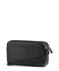 AIGNER Diadora Phone bag embossed leather black Discount