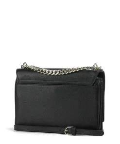 AIGNER Diadora S Shoulder bag grained cow leather black New
