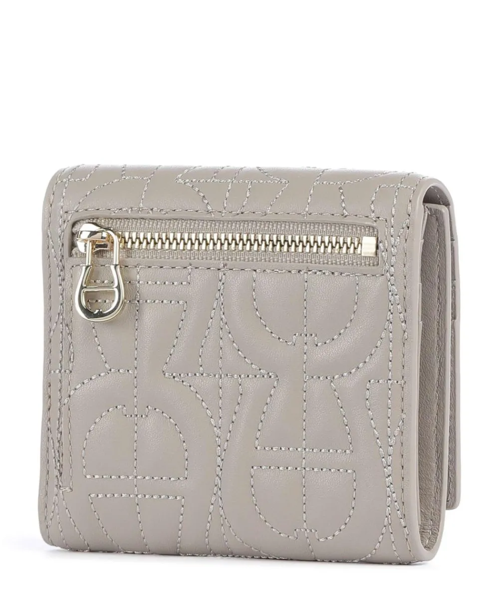 AIGNER Diadora Wallet fine grain leather beige Clearance