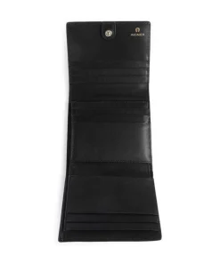 AIGNER Diadora Wallet soft cow leather black Sale