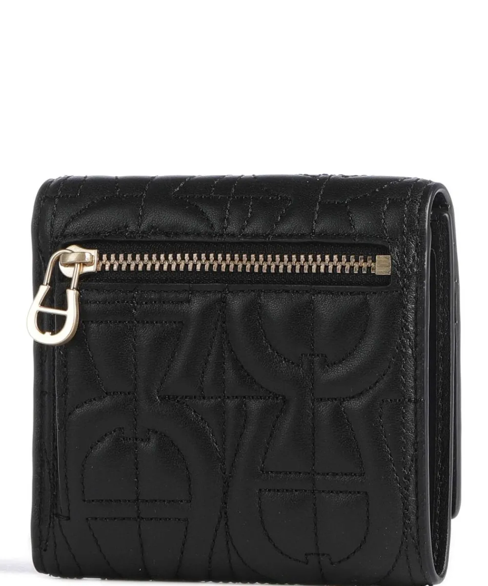 AIGNER Diadora Wallet soft cow leather black Sale