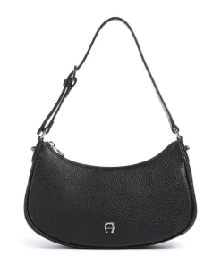 AIGNER Diadora XS Shoulder bag grained cow leather black Discount