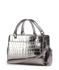Armani Exchange Diane Mini Croco Crossbody bag imitation leather dark grey Clearance