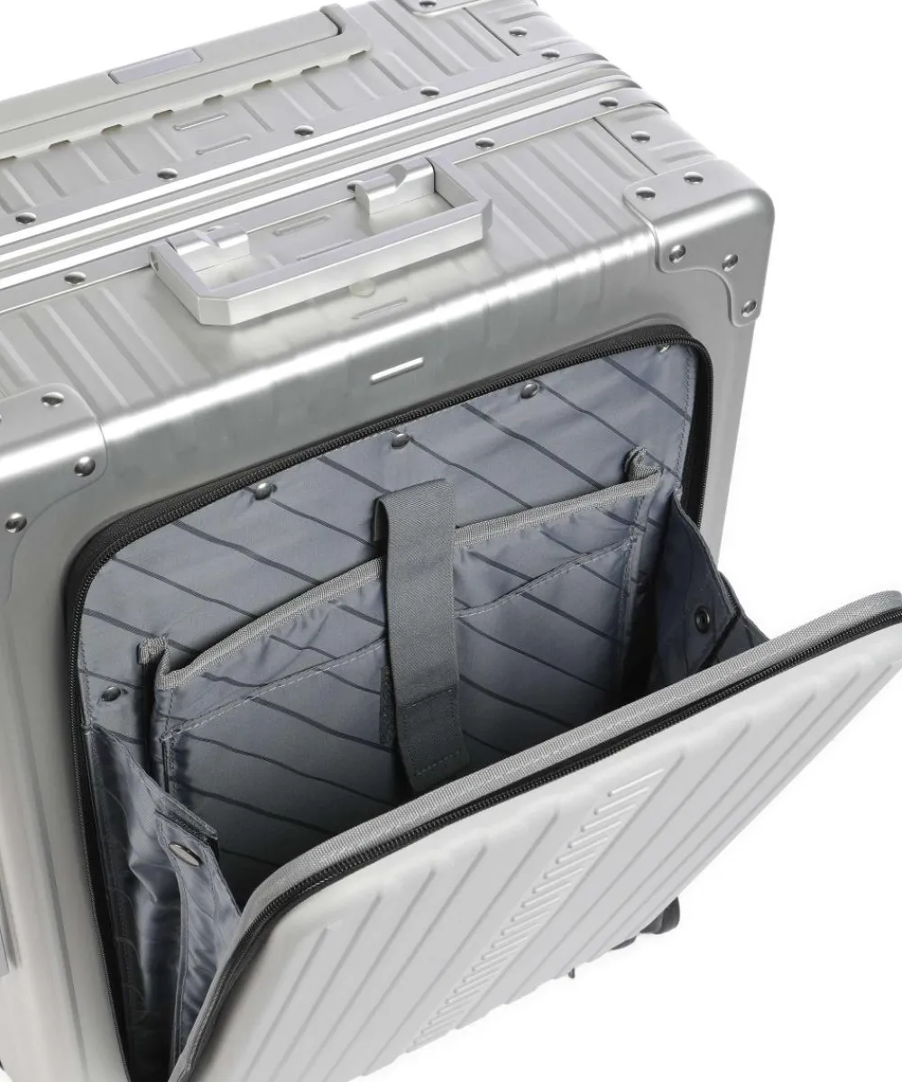 Aleon Domestic Carry-On FF Spinner (4 wheels) 53 cm silver Hot