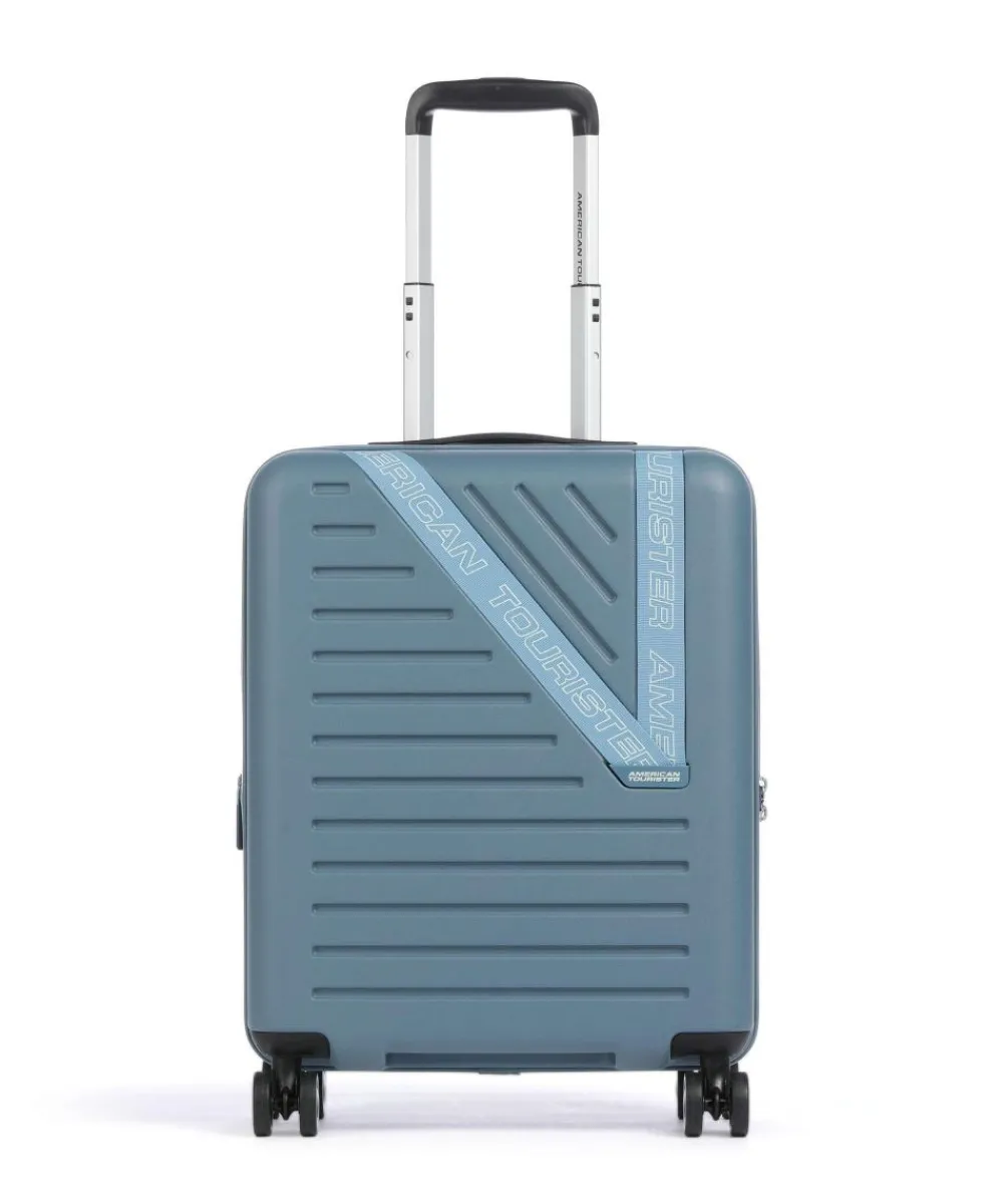American Tourister Dynabelt Spinner (4 wheels) 55 cm blue-grey Outlet