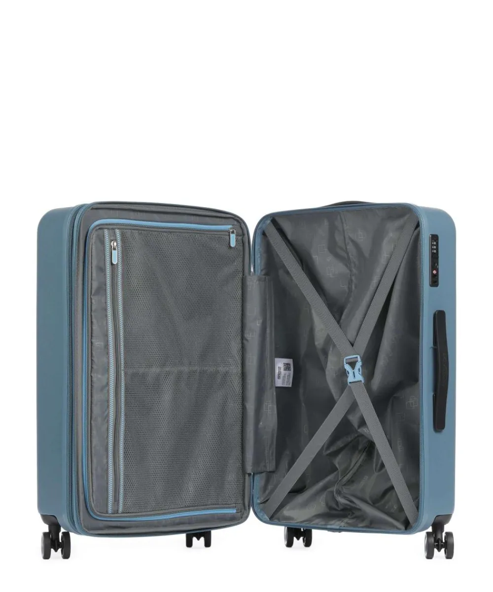 American Tourister Dynabelt Spinner (4 wheels) 66 cm blue-grey Discount