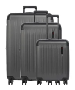 Travelite Dynamiic Suitcase set (4 wheels) 76 anthracite New