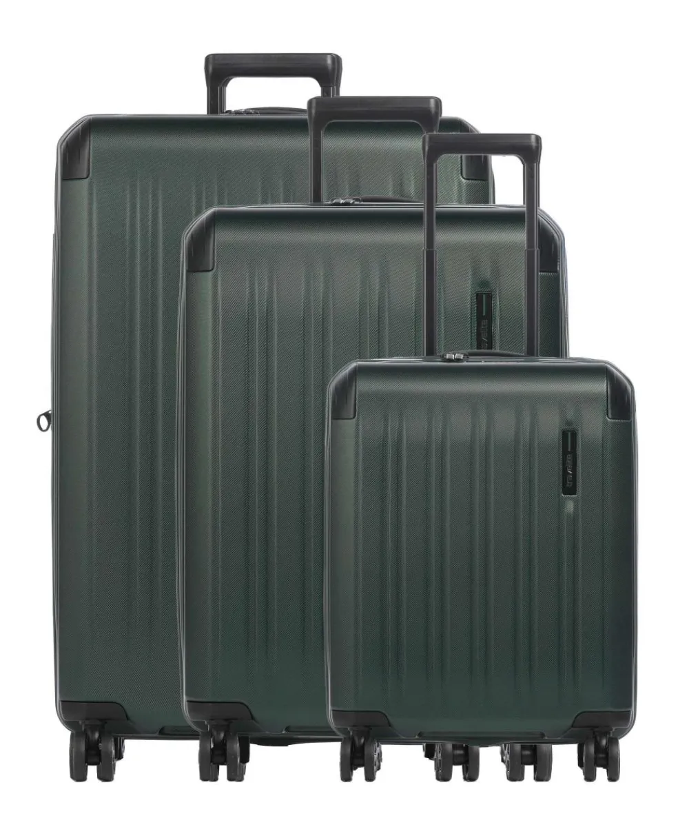 Travelite Dynamiic Suitcase set (4 wheels) 76 dark green New