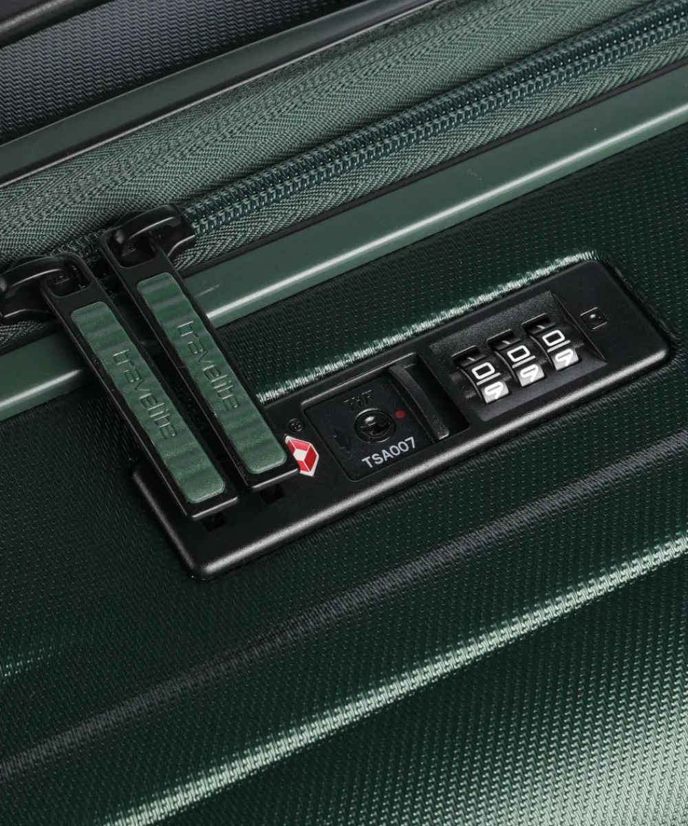 Travelite Dynamiic Suitcase set (4 wheels) 76 dark green New