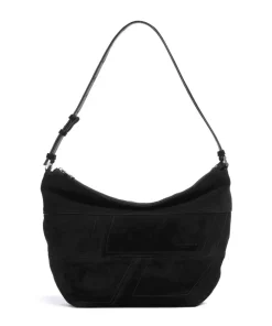 Clearance Edda Promo Suede M Hobo bag brushed leather, fine grain leather Shoulder Bags|Hobo Bags